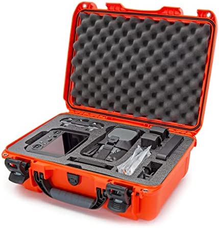 Nanuk 925 Waterproof Hard Case with Foam Insert for DJI Mavic 3 Fly More/Cine Premium Combo – Orange (925-MAV33)