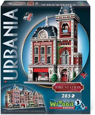 WREBBIT 3D Urbania Collection Fire Station 3D Jigsaw Puzzle (285 pieces) (W3D-0505)