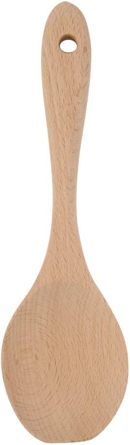 XJJZS First Grade Wooden Spoon Wooden Shovel Beech Wood Unpainted Cooking Spoon Shovel Nonstick Pot Shovel Kitchen Set (Size  Style 2)