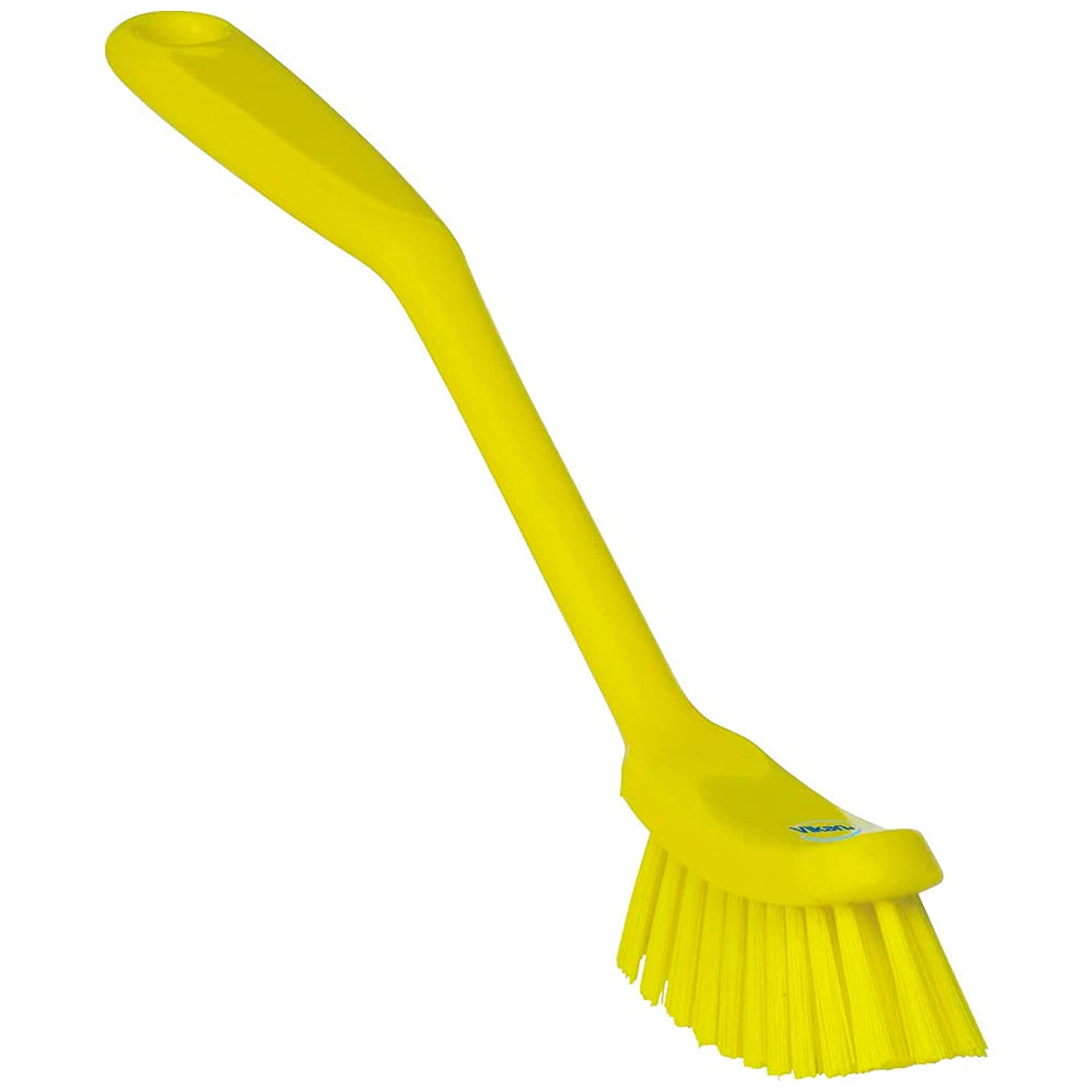 Vikan 42876 Brush,Dish,Narrow Hand,Medium,11″x 1″,Yellow