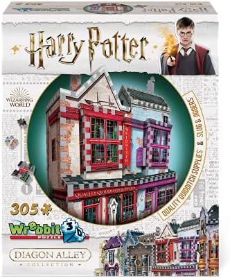 Wrebbit 3D – Harry Potter Quality Quidditch Supplies and Slug and Jiggers 3D Jigsaw Puzzle – 305 Pieces