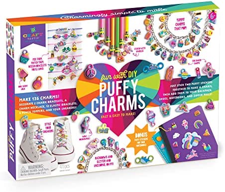 Craft-tastic Fun With DIY Puffy Charms – Puffy Charms Craft Kit – Ages 6+