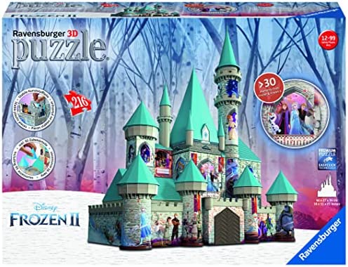 Ravensburger Disney Frozen II Castle 216 piece 3D Jigsaw Puzzle for Kids and Adults – 11156 – Great for any Birthday, Holiday, or Special Occasion
