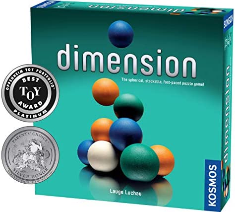 Dimension – A 3D Fast-Paced Puzzle Game from Kosmos | Up to 4 Players, for Fans of Strategy, Quick-Thinking & Logic | Parents’ Choice Silver Honor & Oppenheim Toy Portfolio Platinum Award Winner