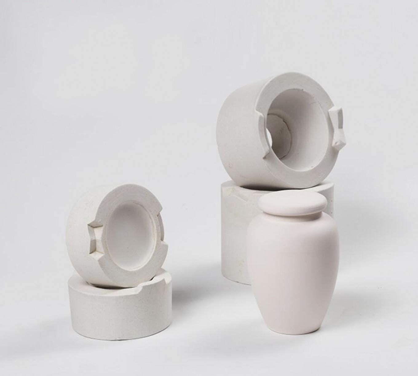 WellieSTR Tea Container Ceramic Mold Slump and Hump Mold Set,Plaster Molds Ceramic Tea Pot Mold Slump Mold Pottery Clay Mold