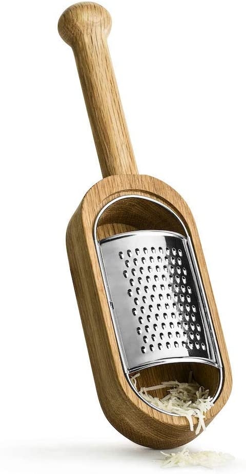 Sagaform Nature Collection Cheese Grater in Oak Container with Handle Import To Shop ×Product customization General Description