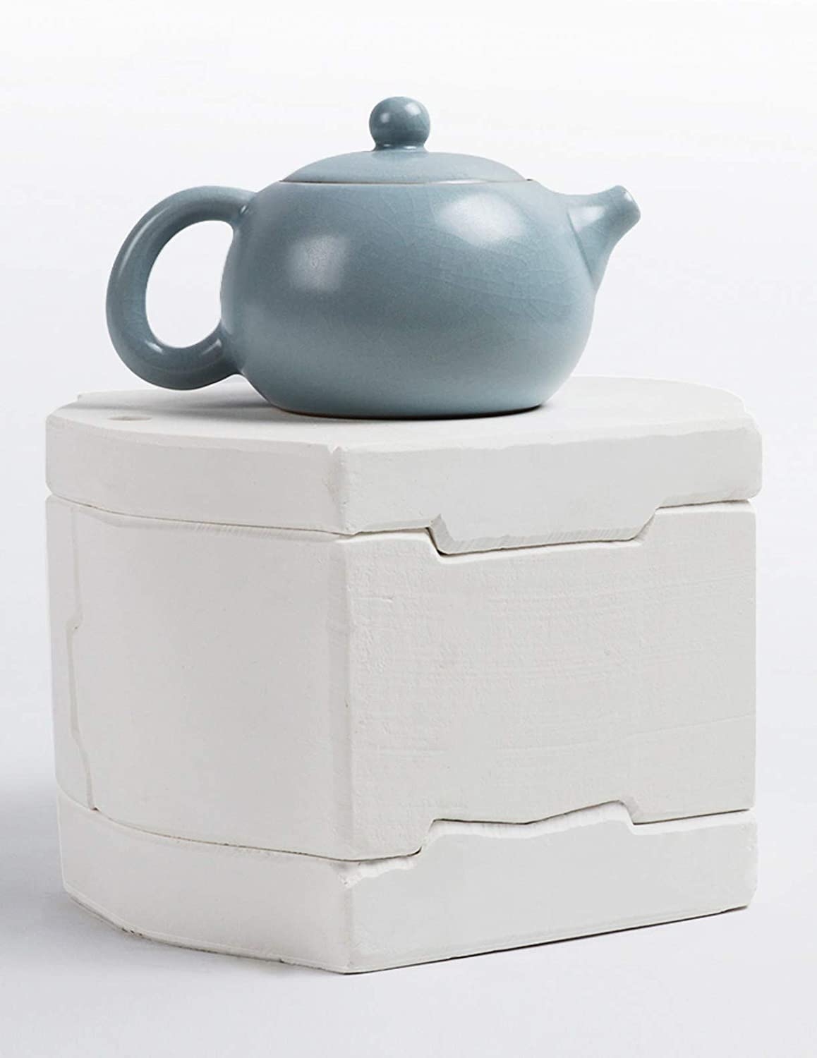 WellieSTR Mini Teapot Ceramic Mold Slump and Hump Mold Set,Plaster Molds Ceramic Container Mold Slump Mold Pottery Clay Mold