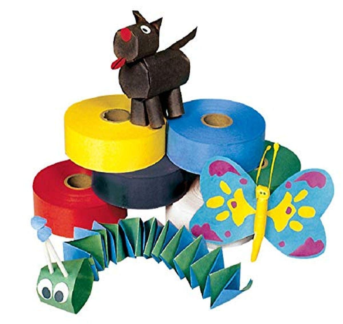Pacon 006390 Paper Art Tape, 1-1/2″ x 250′ Size, Assorted Colors Import To Shop ×Product customization General Description