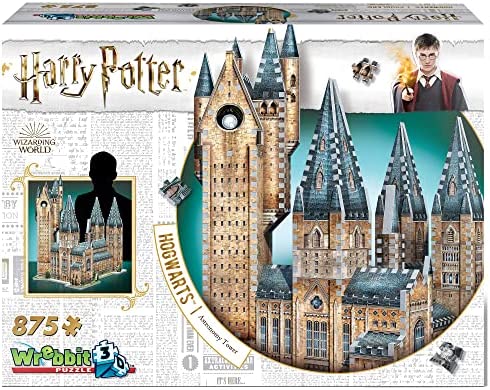 Wrebbit 3D Puzzle Harry Potter Hogwarts Astronomy Tower Puzzle (875-Piece)