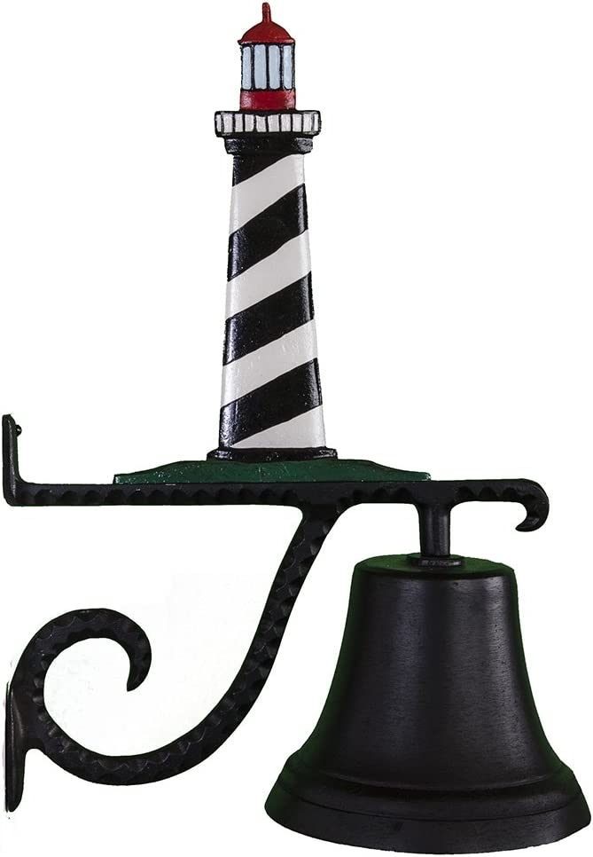Montague Metal Products Cast Bell with Color Cape Cod Lighthouse Import To Shop ×Product customization General Description