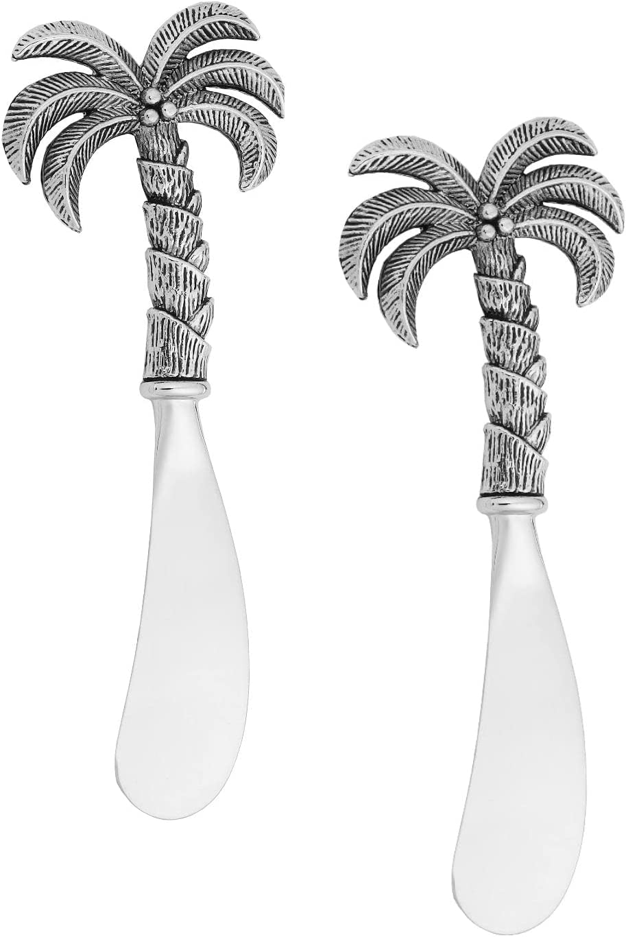 Wine Things 2-Piece Zinc Alloy Cheese Spreader/Butter Knife (Palm Tree) Import To Shop ×Product customization General