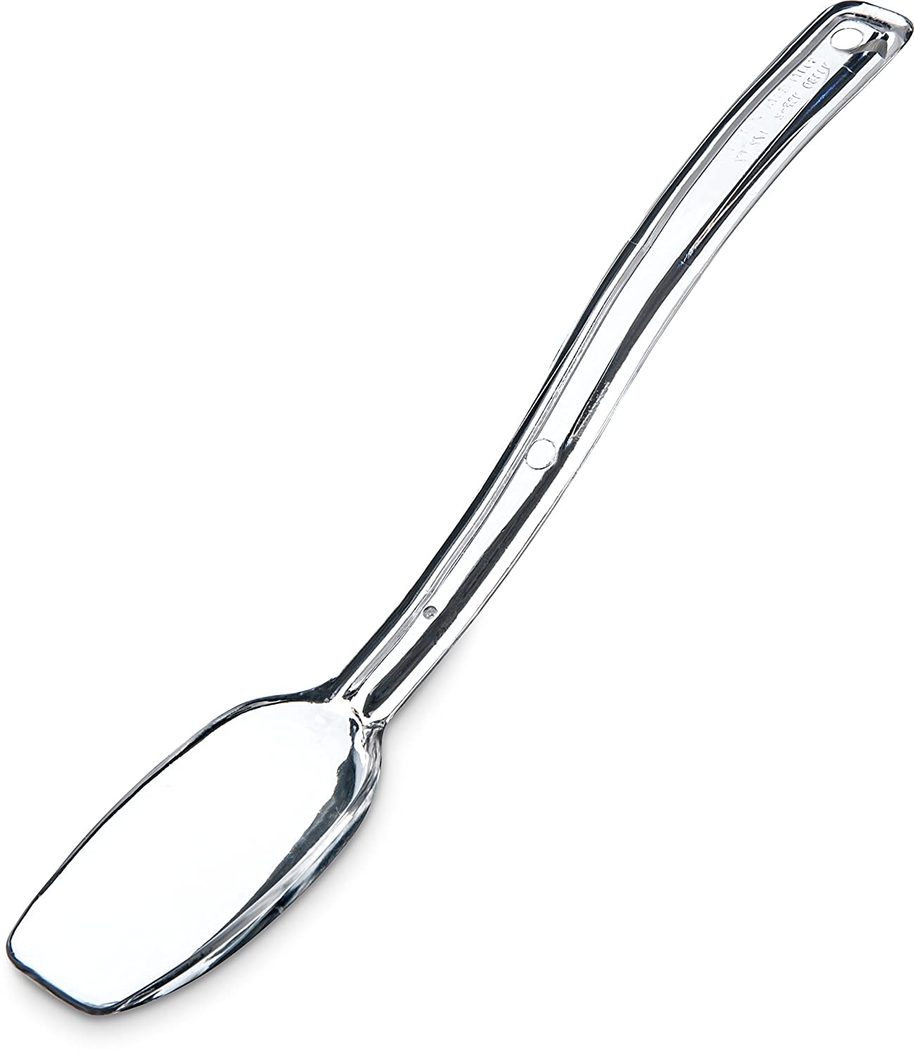 CFS 446007 Solid Spoon, 8″, Polycarbonate (Pc), Clear (Pack of 12)