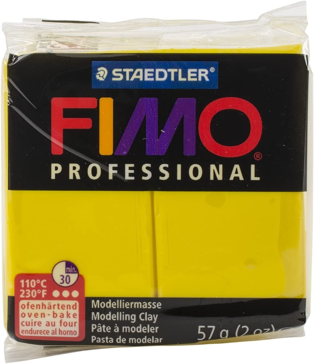 STAEDTLER Fimo Professional Soft Polymer Clay, 2 oz, Yellow Import To Shop ×Product customization General Description Gallery