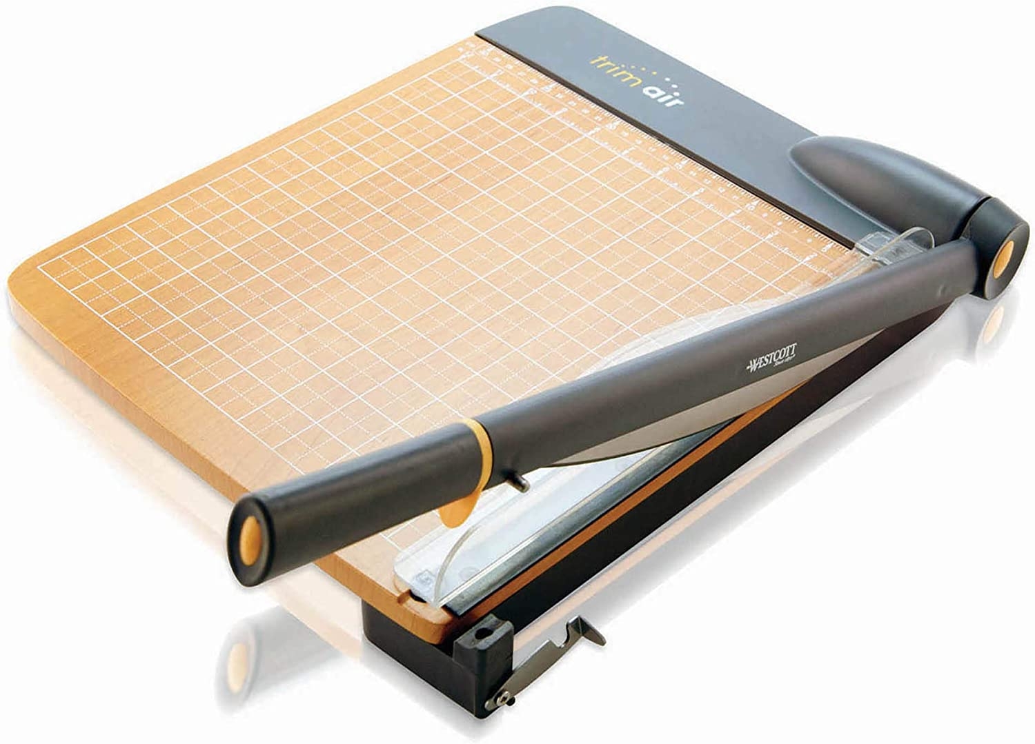 Westcott 12” TrimAir Anti-Microbial Wood Guillotine Paper Cutter & Paper Trimmer, 30 Sheet (15106) Import To Shop ×Product