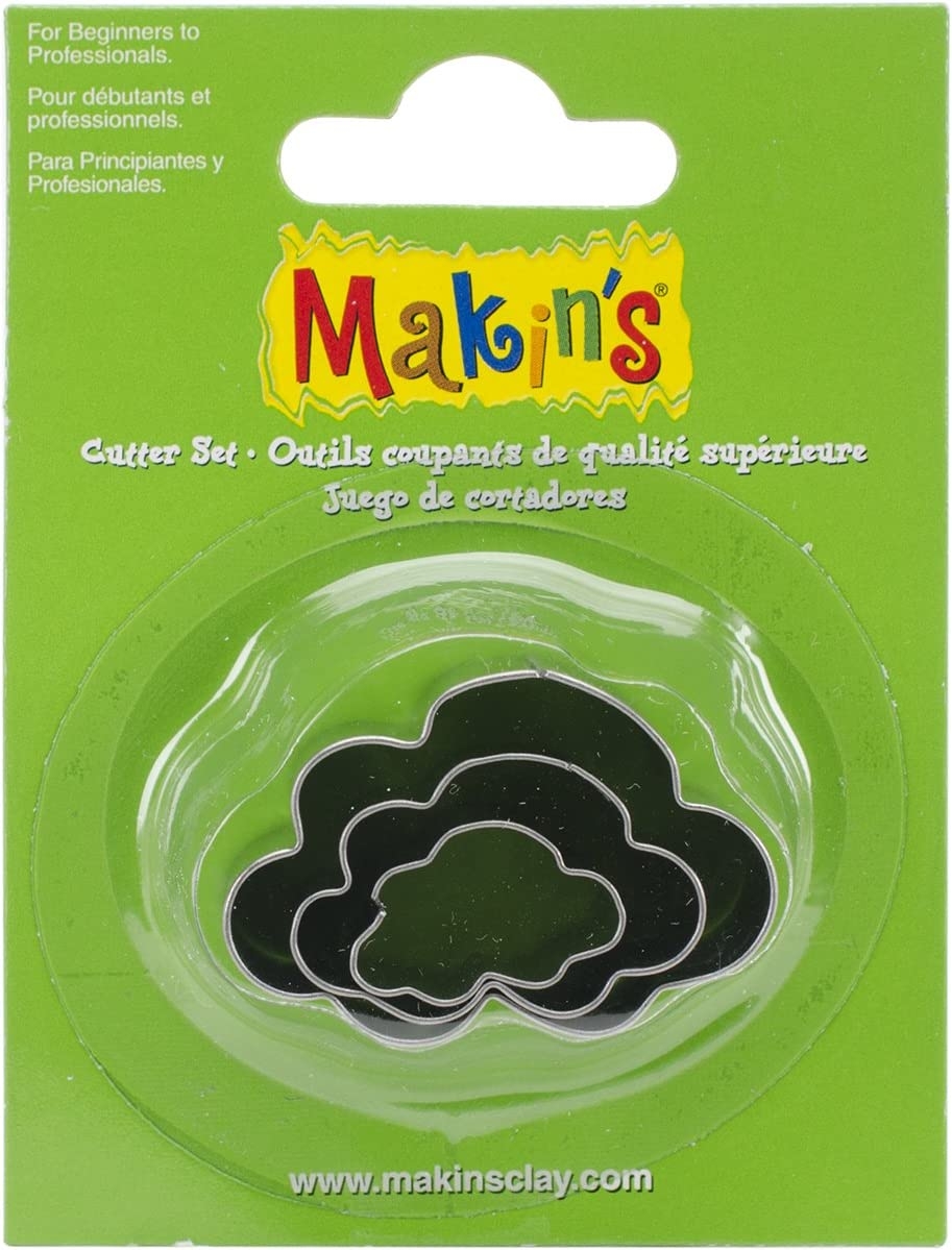 Makin’s Clay Cutters 3/Pkg, Cloud Import To Shop ×Product customization General Description Gallery Reviews Variations