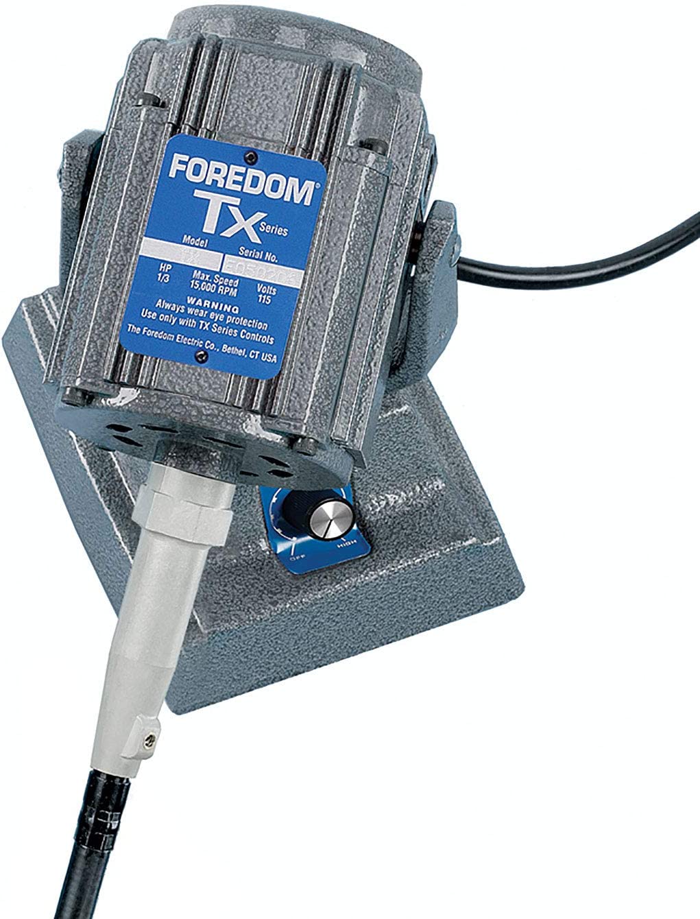 Foredom M.TXM Bench Top Flex Shaft Motor 1/3HP Built-in Dial Control High Torque