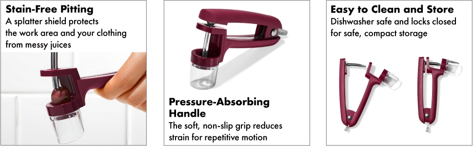 OXO Good Grips Cherry &amp;amp; Olive Pitter - Red