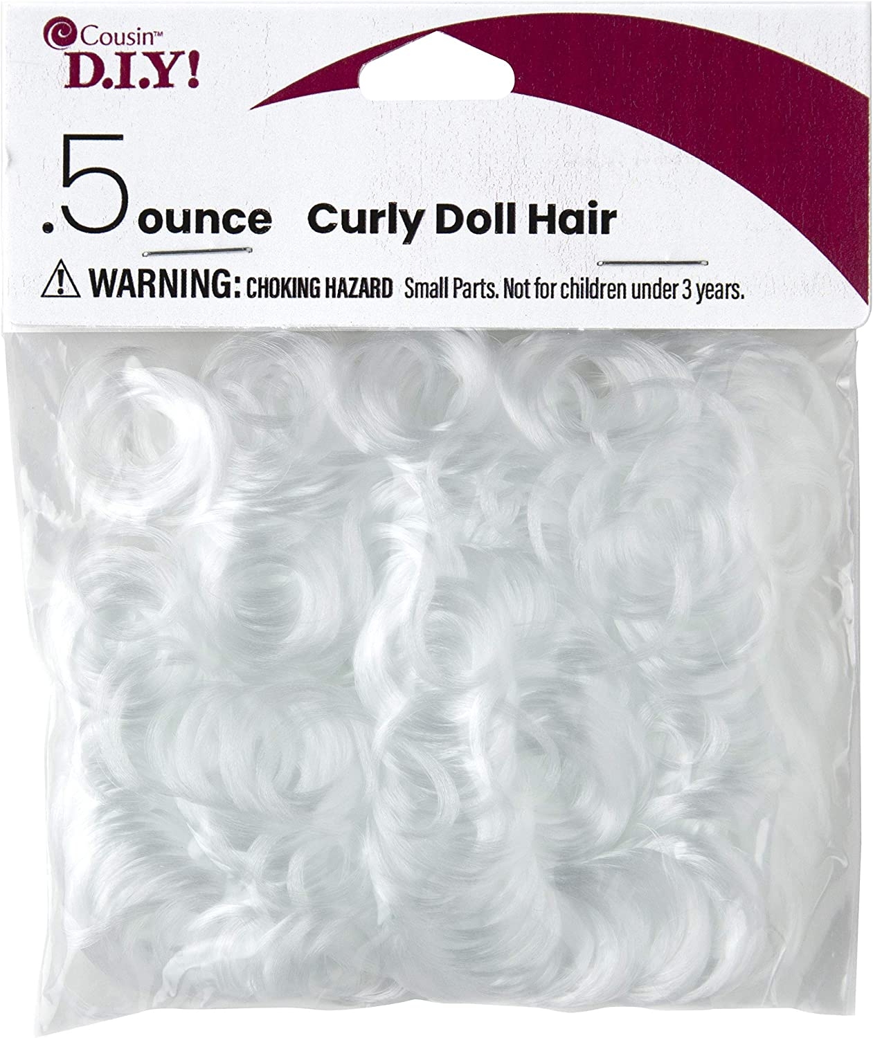 Cousin DIY White 5oz Curly Doll Hair Import To Shop ×Product customization General Description Gallery Reviews Variations