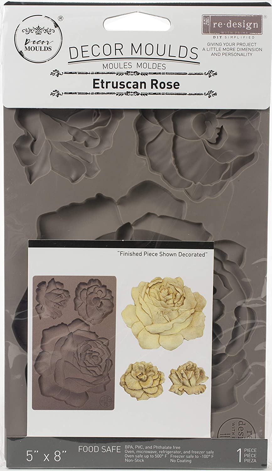 Redesign Decor Moulds 5″x8″ – Etruscan Rose