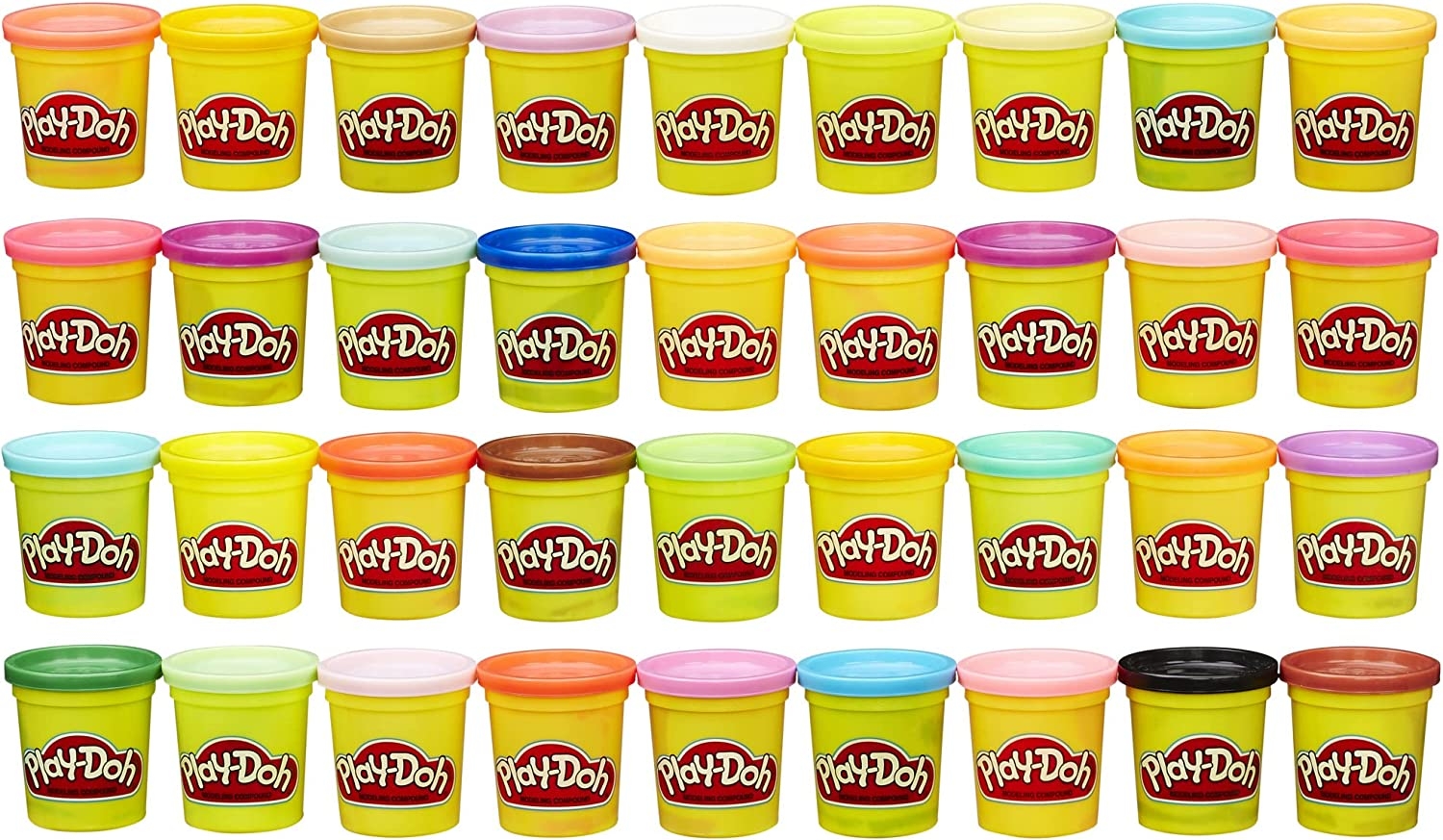 Play-Doh Modeling Compound 36 Pack Case of Colors, Non-Toxic, Assorted Colors, 3 Oz Cans (Amazon Exclusive) Import To Shop