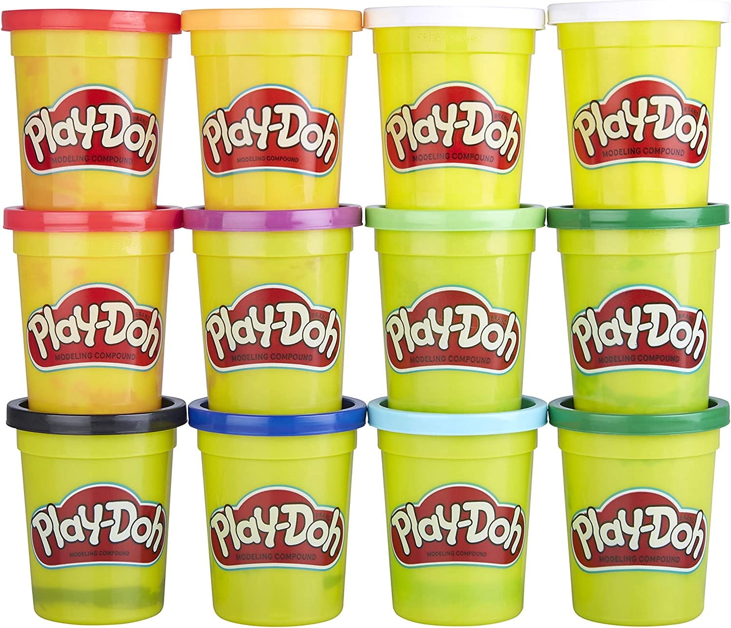 Play-Doh Bulk Winter Colors 12-Pack of Non-Toxic Modeling Compound, 4-Ounce Cans Import To Shop ×Product customization General
