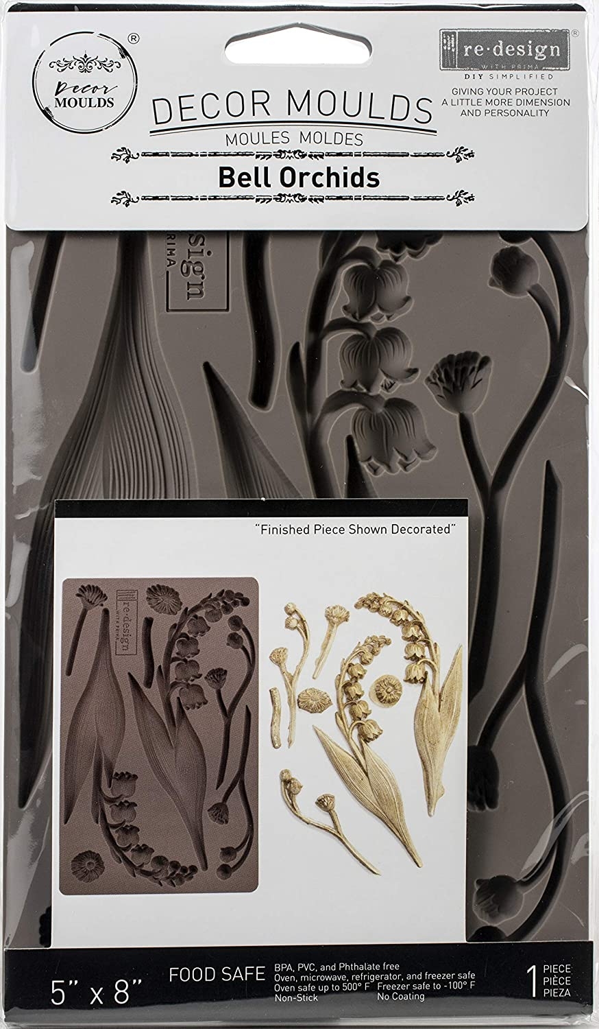 PRIMA MARKETING INC Redesign Mould 5X8 ORCHI, Bell Orchids Import To Shop ×Product customization General Description Gallery