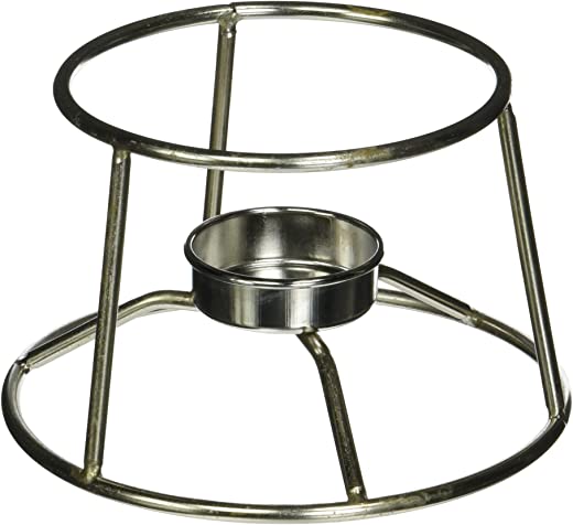 American Metalcraft CIFDR Stainless Steel Fondue Pot Stand, 5-Inch Diameter