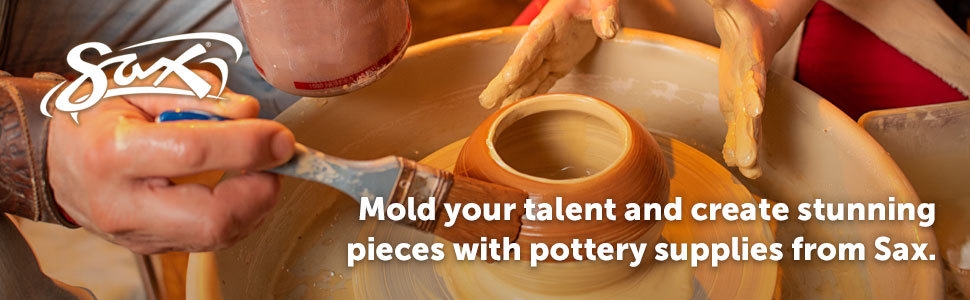 Mold your talent and create stunning pieces with pottery supplies from Sax.