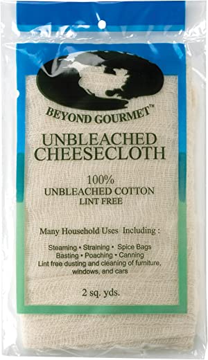 Beyond Gourmet Cheese Cloths, UNB Cheesecloth, Unbleached