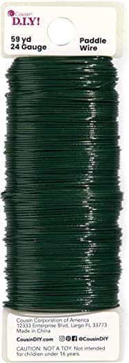 Cousin DIY Green Paddle Wire, 24 Gauge, 110ft