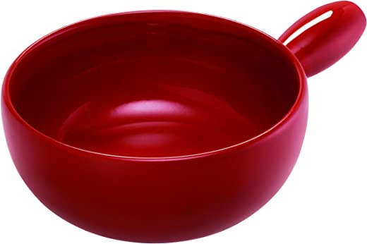 KUHN RIKON Fondue Pot Classic 8.66in in red, 8.66″