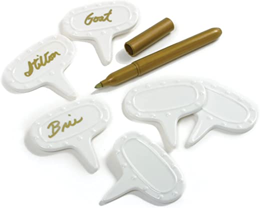 Norpro 347 Cheese Marker Set with Pen, 7-Piece