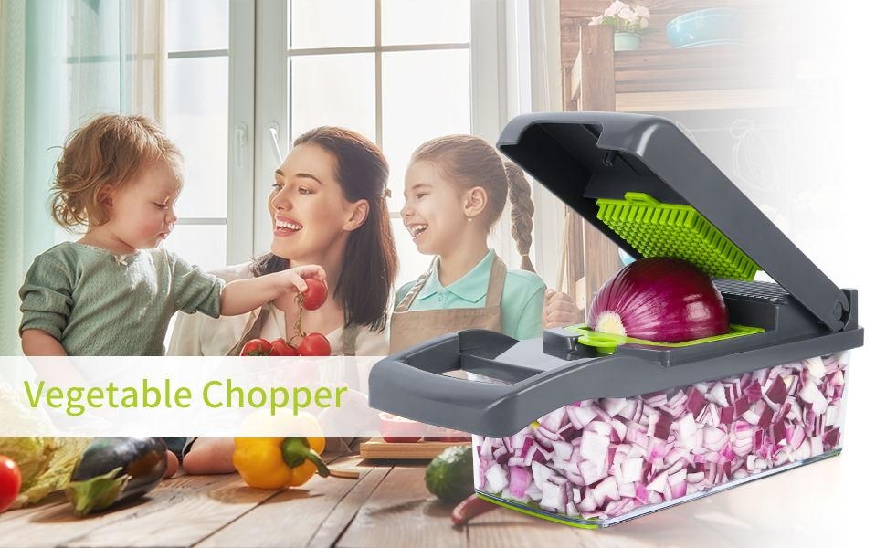 Vegetable chopper_ onion chopper_ food chopper_ vegetable slicer_ choppers and dicers_ cutter_