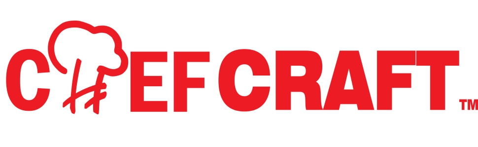 Chef craft logo in red lettering