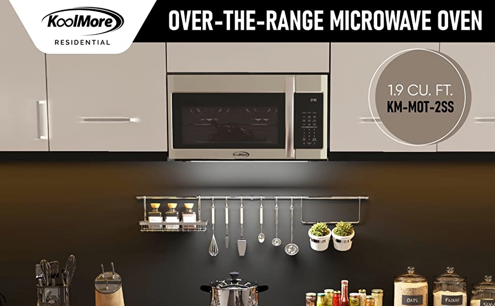 Over the range microwave
