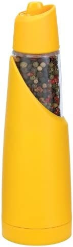Trudeau Graviti Battery-Operated Pepper Mill, Yellow Import To Shop ×Product customization General Description Gallery Reviews