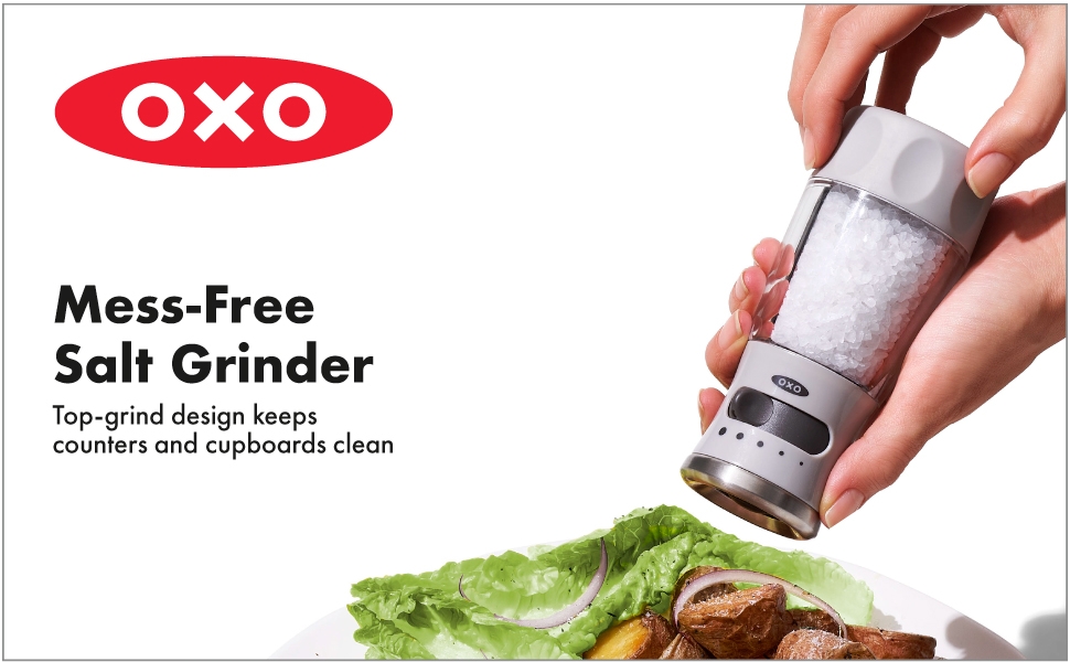 OXO Good Grips Contoured Mess-Free Salt Grinder
