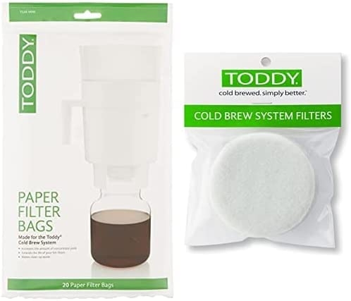 Toddy – THMPF20 Toddy Paper Filter Bags, Home Model Filters, Natural, Pack of 20 Import To Shop ×Product customization General