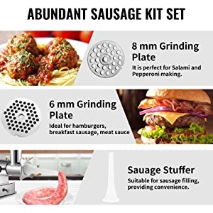 meat grinder and stuffer