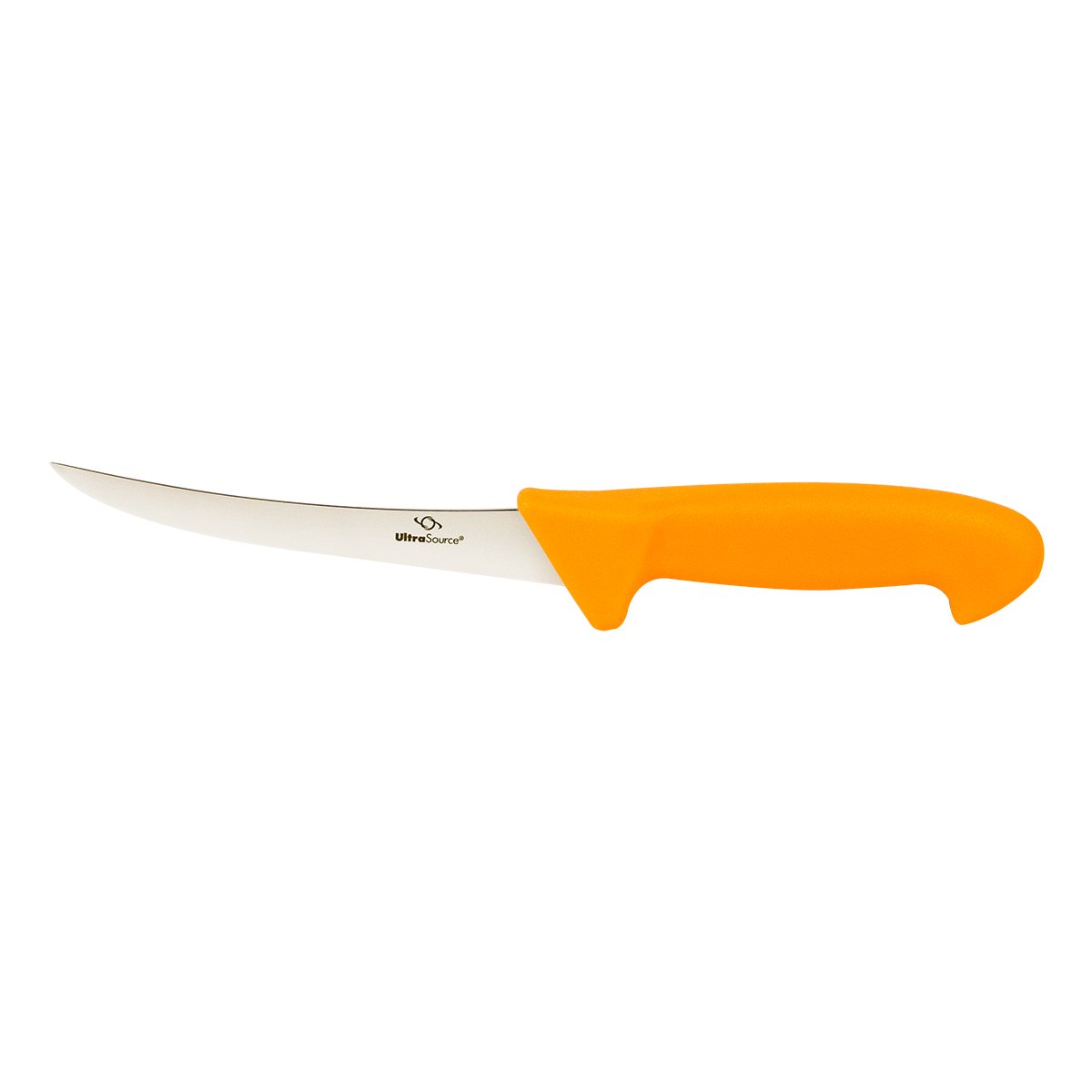 UltraSource 449029 Boning Knife, 6″ Curved/Semi-Flexible Blade, Polypropylene Handle