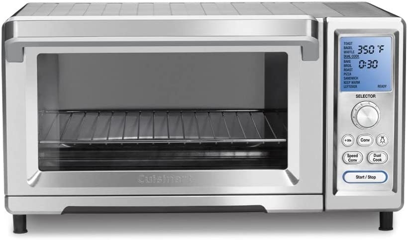 Cuisinart TOB-260N1 Chef’s Convection Toaster Oven, 20.87″(L) x 16.93″(W) x 11.42″(H), Stainless Steel Import To Shop ×Product