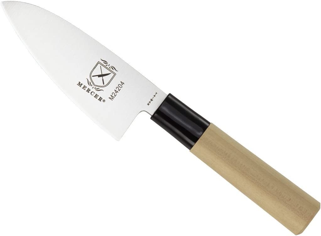 Mercer Culinary Asian Collection Deba Knife, 4-inch Import To Shop ×Product customization General Description Gallery Reviews