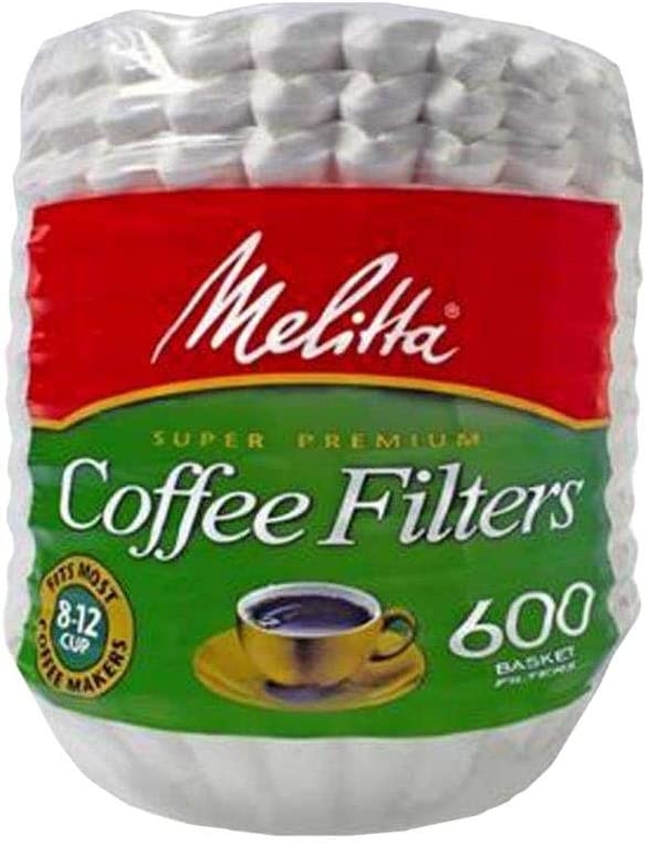 Melitta 600 Coffee Filters, Basket, Pack of 600, 8-12 Cups, White Import To Shop ×Product customization General Description