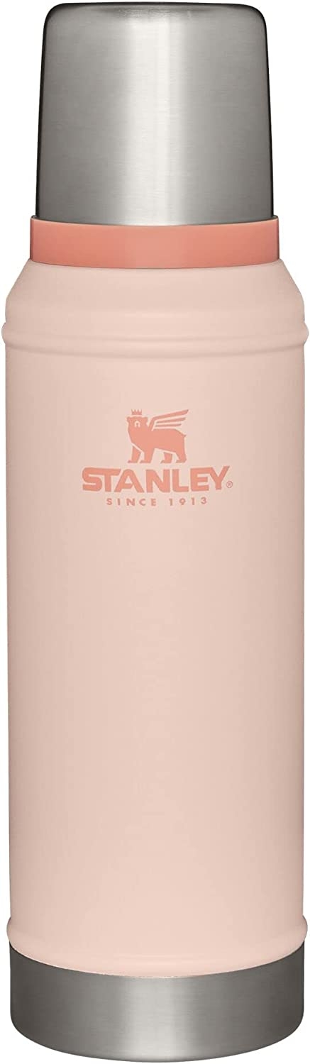 Stanley Classic Vacuum Insulated Wide Mouth Bottle – BPA-Free 18/8 Stainless Steel Thermos for Cold & Hot Beverages – Keeps