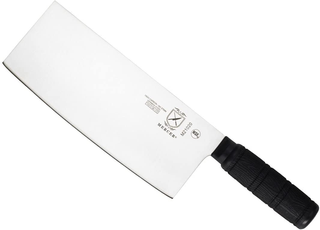 Mercer Culinary Asian Collection Chinese Chef’s Knife with Santoprene Handle Import To Shop ×Product customization General
