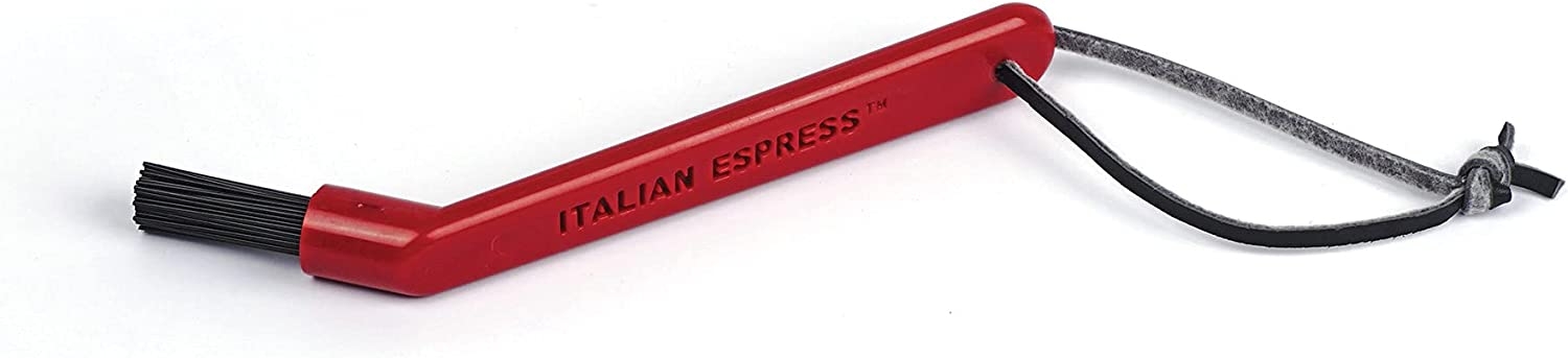 RSVP International Espresso Coffee Kitchen Cleaning Tool, Machine Brush, Red Import To Shop ×Product customization General