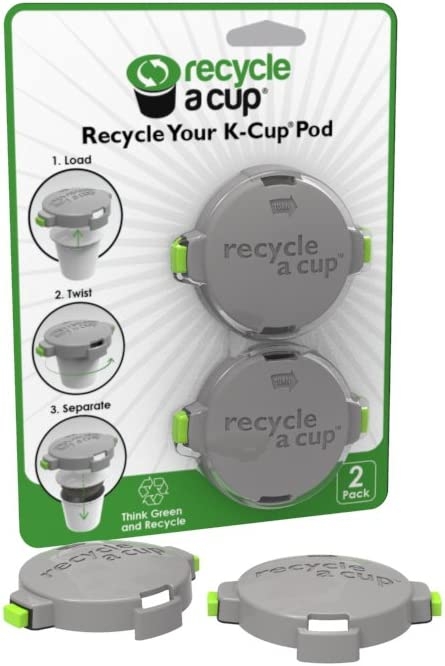 Medelco Recycle A Cup – Coffee or Tea Pod Recycling Tool – Compatible with K-Cups – Best Single Serve Coffee Pod Recycling Tool
