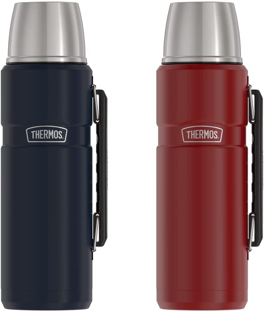THERMOS Stainless King Vacuum-Insulated Beverage Bottle, 40 Ounce, Midnight Blue Import To Shop ×Product customization General
