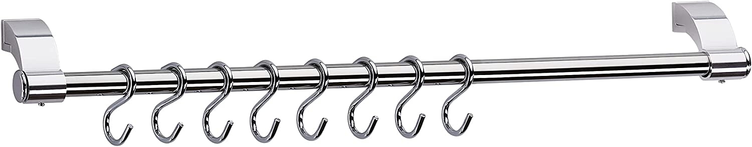 Küchenprofi Stainless Steel Chrome Plated Utensil Rack and Hooks, 20-Inch Import To Shop ×Product customization General
