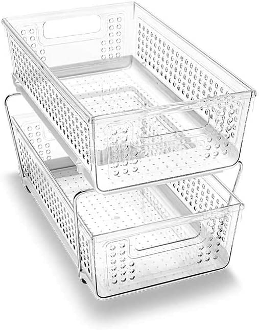 madesmart 2 Tier Organizer, Pack of 1, Clear/Dividers Import To Shop ×Product customization General Description Gallery Reviews